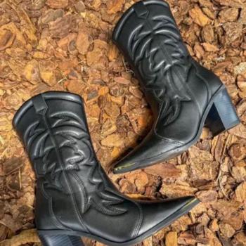 Bota Vizzano Texana Feminina 3113101 Preto 50937