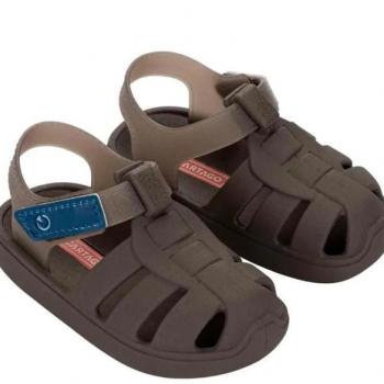 Babuche Cartago Masculina Oslo Baby 12118 Marrom/Laranja 43343