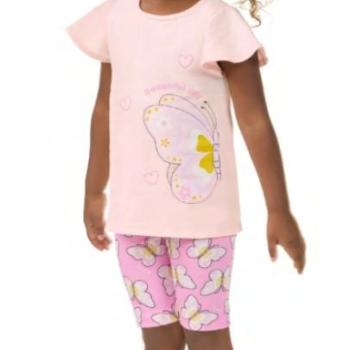 Conjunto Kaiani Feminino Infantil 12580 Blusa/Shorts 1 ao 3 45146 k26