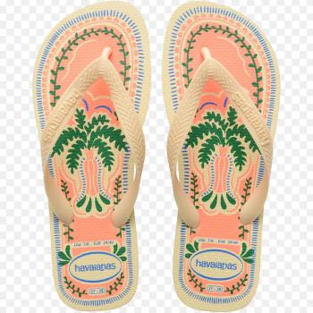 Chinelo Havaianas Feminina Top Summer 4150162 Buttercream 50012