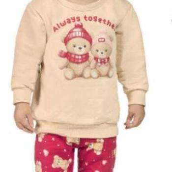 Conjunto Moletom Kaiani Feminino Infantil 12363 1 ao 3 44321 k26