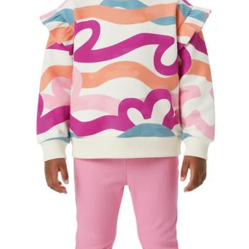 Conjunto Moletom Malwee Feminino Infantil 1000138331 Blusão/Calça 4 ao 8 44851 k26