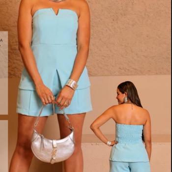 Conjunto Exinia Feminino Blusa Tomara que caia e Short 4780 49734