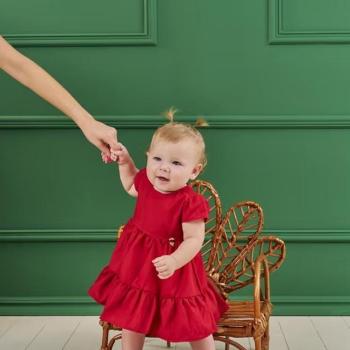 Vestido Pokótinha Infantil Tricoline 8203 1 44021