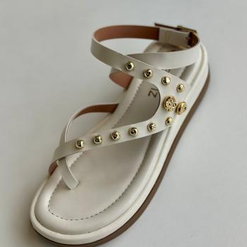 Sandália Beatriz Papete Feminina 393200/4 Off White 50055 150