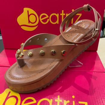 Sandália Beatriz Feminina 368200/31 Castanho 49791