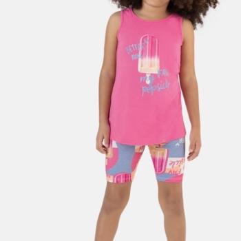 Conjunto Malwee Feminino Infantil 1000132471 Blusa /Bermuda 4 ao 8 43493
