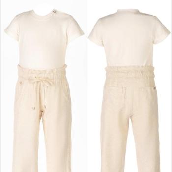 Calça Papa Tuti Clochard Linho Feminina Bebê 225151 P ao G 43873