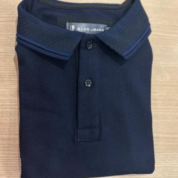 Camisa Polo Paco Slim Piquet CB Willder Azul Dark Blu 10472111 48246
