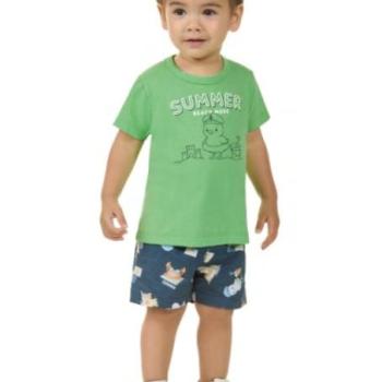 Conjunto Kaiani Masculino Infantil 12545 Camiseta/Bermuda 1 ao 3 45129 k26