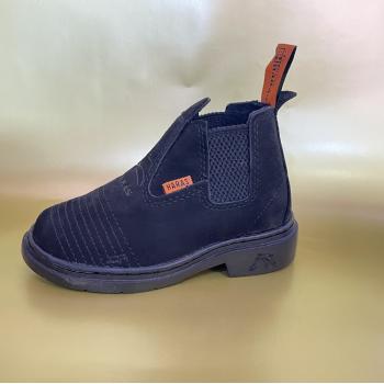 Bota Haras Infantil Preto 100 Botina Couro 44560
