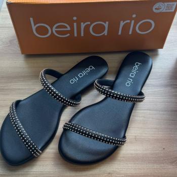 Sandália Rasteira Beira Rio 8384752 Preto 49844 M26