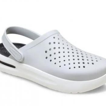 Sandália Crocs Inmotion Clog Atmosphere 209964-1 Cinza/Branco 48410