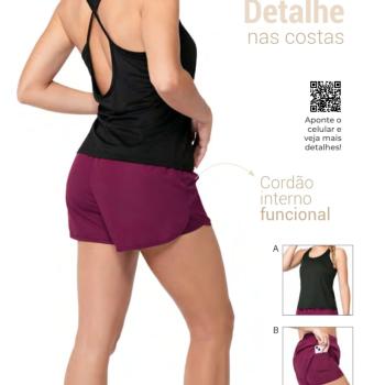 Short Zee Rucci Com Short interno Com Bolso ZR0700028 49329