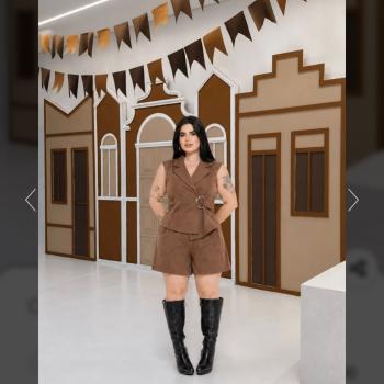 Conjunto Feminino Importado SC Blusa e Short Plus 331 51420