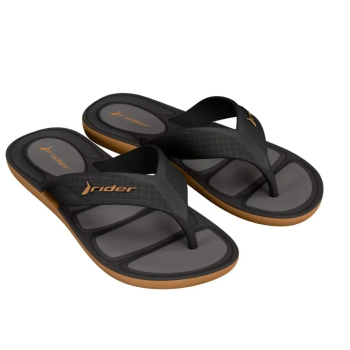 Sandália Rider Pulse de Dedo Masculina 12610 Bege/Preto/Grafite 50622