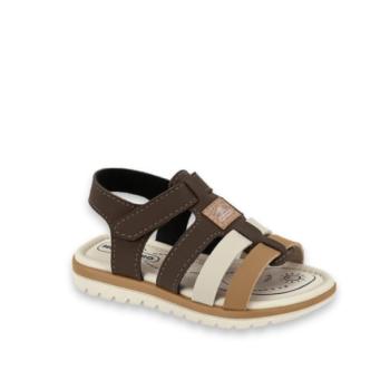 Sandália Molekinho 2650201 Café/Branco Off/Caramelo 43740