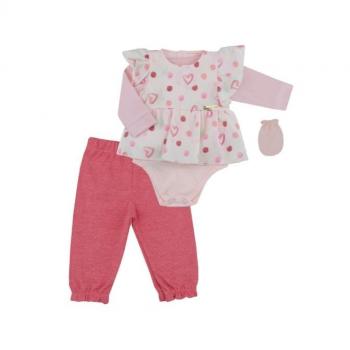 Conjunto Pagão Sonho de Nenê Feminino Recém Nascido 1044 4 Peças 43091