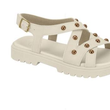 Sandália Molekinha 2344152 Branco Off 44507 k26