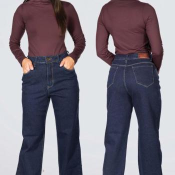 Calça Wide Leg Feminina One Jeans 023540 48315