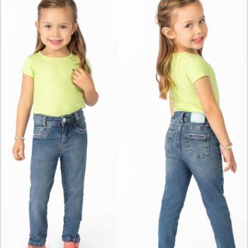 Calça Papa Tuti Skinny Feminina Infantil 225250 1 ao 3 43429