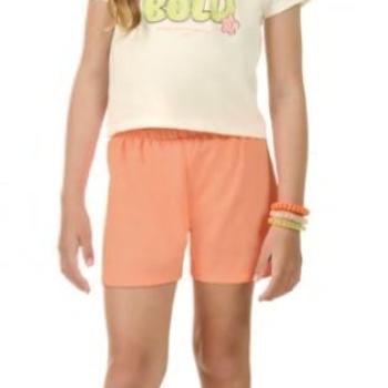 Conjunto Kaiani Feminino Infantil 12584 Blusa/Shorts 4 ao 8 45149 k26