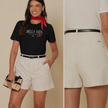 Short Pitt Feminino Meia Coxa 023831107 52092