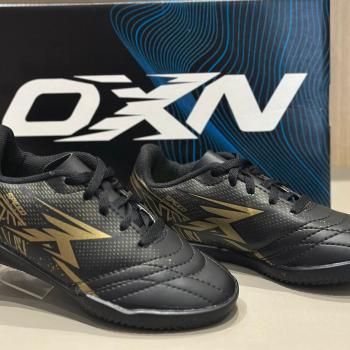 Tenis Indor OXN Speed 5 Preto/Dourado 36611377 44370