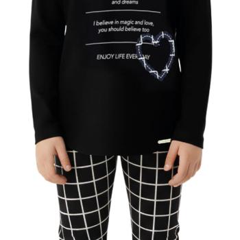 Conjunto Carinhoso Feminino Juvenil 1000135537 Blusa Manga Longa/Calça 10 ao 12 44771 k26