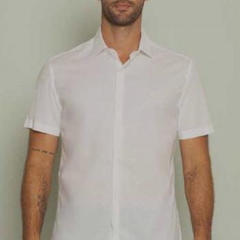 Camisa Social Pitt Masculina M/C Slim Fit 051630002 48696