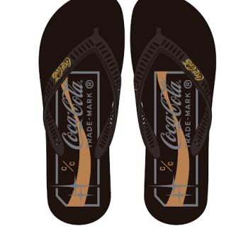 Chinelo Coca Cola Masculino Preto/Preto CC4874 49922 39  F26