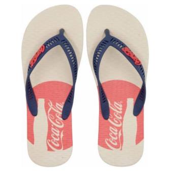 Chinelo Coca Cola Masculino CC4763 Off White/Marinho 49046
