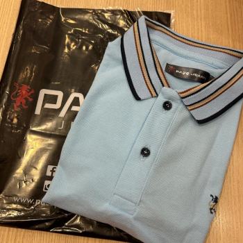 Camisa Polo Paco Slim Piquet CB Kilman Azul Claro 10472112 48241