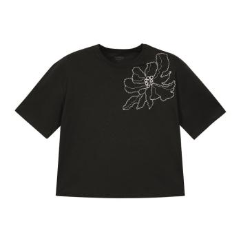 Blusa Marialicia Feminina 184537 Com bordado de Flor 50106