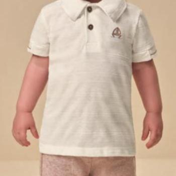 Conjunto Tiny Joy Masculino Bebê 12668 Camisa/Bermuda M ao G 45168 K26