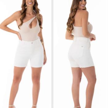 Short RDG Feminino 22058 Meia Coxa Alfaiataria 52304