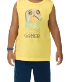 Conjunto Kaiani Masculino Infantil 12593 Regata/Bermuda 4 ao 10 45153 k26