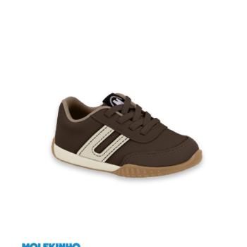 Tênis Molekinho 2651101 Café/Branco Off 44458 k26