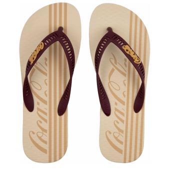 Chinelo Coca Cola Masculino Off White/Bordo CC4778 49133 6