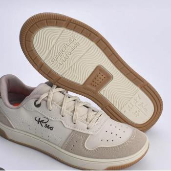 Sapatênis Kidy Masculino K360 Casual Conforto 01104029248 Natural/Taupe 44016
