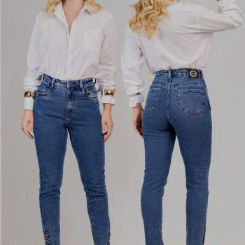 Calça Oppnus Feminina Mom Fit 11328300047 Eliane 48907