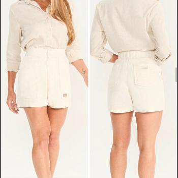 Short Max Denim Feminino Cos Alto 6913 Tecido 50034