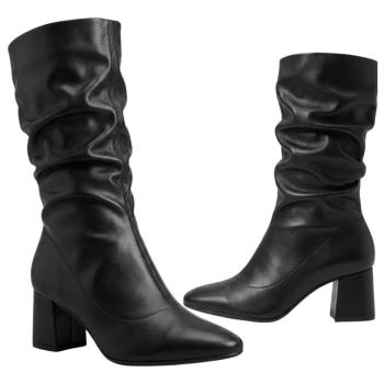 Bota Beira Rio Cano Médio Preta 9076112 Salto Médio 50932