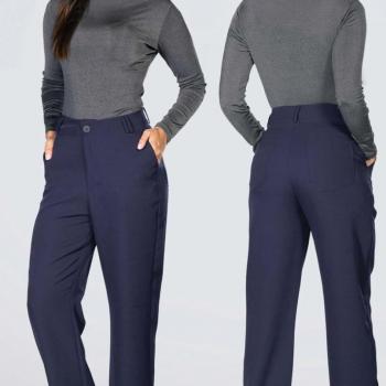 Calça Social Span One Jeans 02360402 Preta 48308