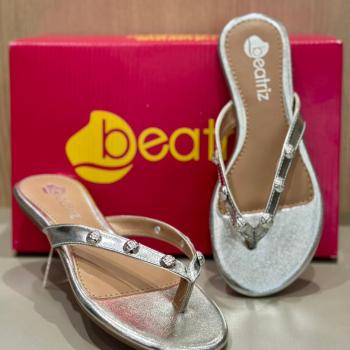 Sandalia Beatriz Rasteira Prata 241200 50315 165