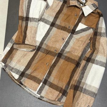 Blusa Feminino Flanelada Importado SC Manga Longa 691 Xadrez 51337