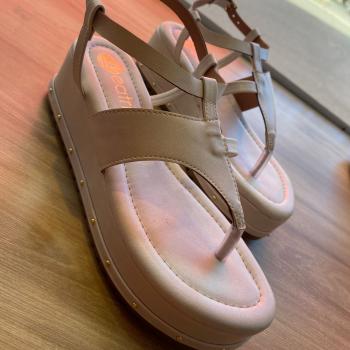 Sandália Flatform Beatriz 353500/18 Off White 48602