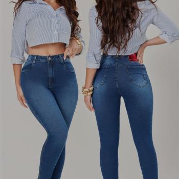 Calça Max Denim Feminina Skinny Cos Alto UP Premium 6812 49568