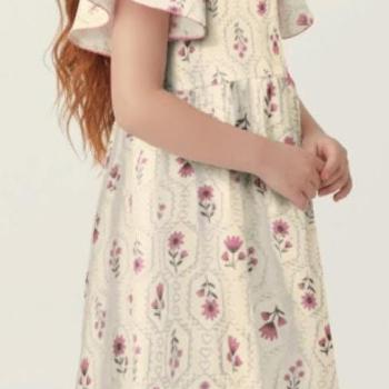 Vestido Carinhoso Curto Rodado Infantil 1000139024 Curto Rodado 4 ao 8 45252 k26