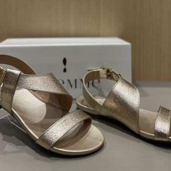 Sandalia La Femme Rasteira Dourado 34131 48854